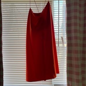 Abercrombie satin slip mini dress